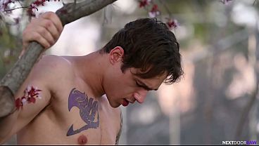 ASGMAX - FULL SCENE - Jacking Jock Rails Muscle Hunk Outdoors 