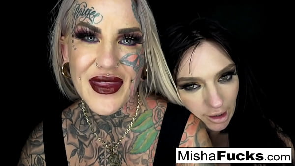 Sexy brunette fucks her sexy friend