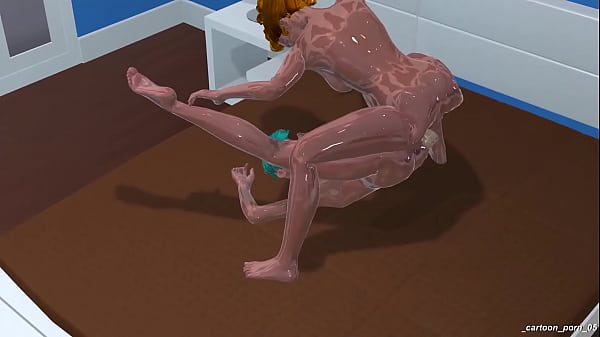 Strapon Vs Blue Hair Woman  