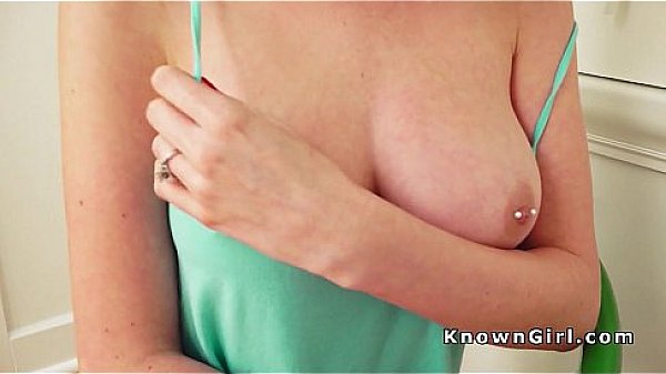 Busty blonde girlfriend riding cock homemade