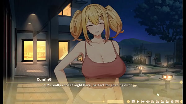 Summer Clover [ HAREM HENTAI GAME ] Ep.6 the big blonde step SISTER rides my GIANT COCK at night !