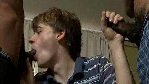 Blacks On Boys - Bareback Hardcore Gay Fucking Interracial Movie 12