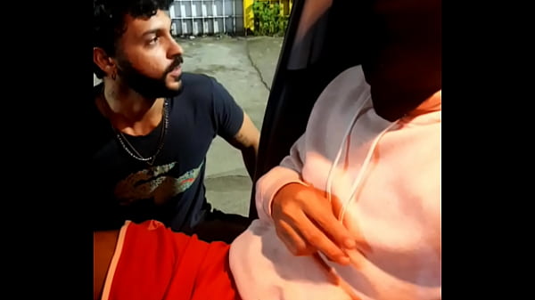 Fucking on the street while people pass by 