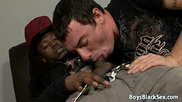 Gay Deep pounding by a black schlong 04