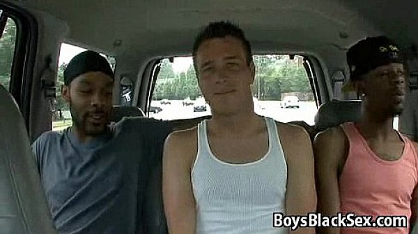 Black Muscular Gay Dude Fuck White Twink Boy - BlackOnBoys 14 