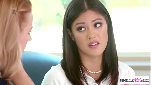 Kendra Spade hesitates to go to college because shes virgin.Registrar Lexi Belle cant afford to miss an achiever student so she shows her how to fuck.  