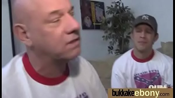 Black girl sucks many white cocks in redneck group 11