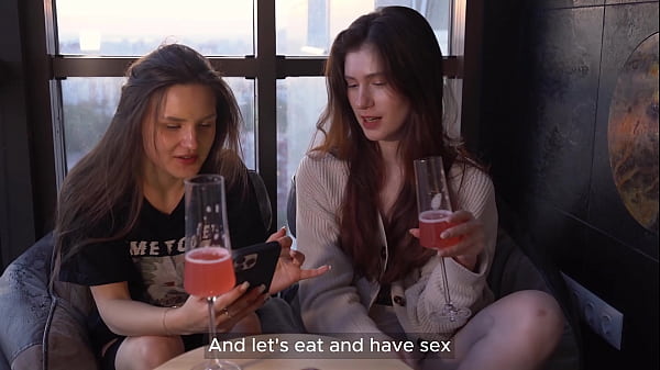 The food delivery guy fucks me and my stepsister like whores