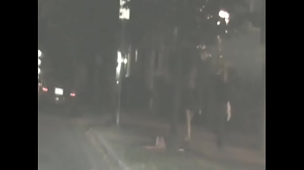 Sexy walk blonde in mini skirt slow motion