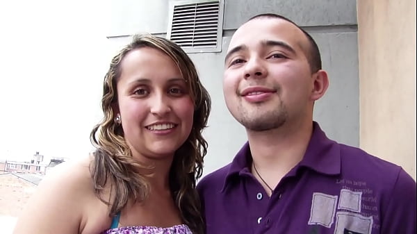 Colombian couple makes their first porn video with a professional director who made them sweat