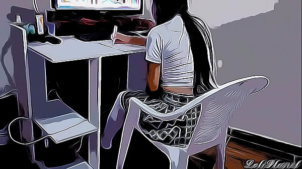 My Perverted Step-Dad Wants To Give Me Sex Education When We're Home Alone Part 1 - Cartoon Version  