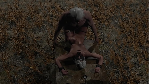 Ciri bound and gagged while she's Gagged and bound  