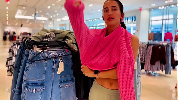 Compilation: changing clothes in the mall
