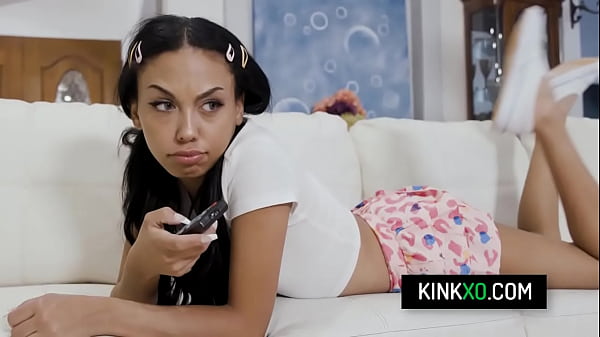 Naughty babe have sex with her perv stepfather