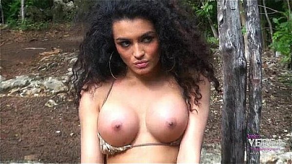 Sexy Teen Shemale Strips And Strokes On Nature Trail