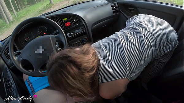 Babe Loves Suck Cock and Riding on Cock in a Car