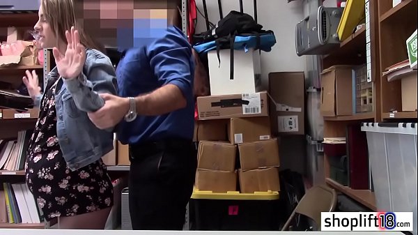 Sexy young girl with small tits fucked by a LP officer because of felony 