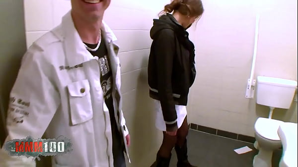 Directly in the toilets of the center that she gonna be fucked  