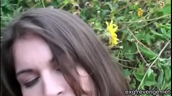 Hippy Hairy Outside Masturbation