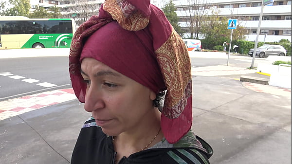 muslim whore in germany jerks off a stranger until he ejaculates