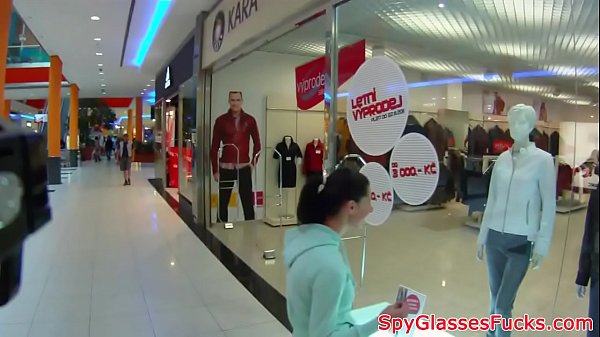Eurobabe pov fucked on spycam in public