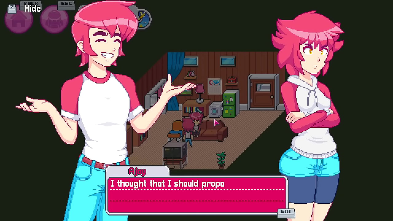 Dandy Boy Adventures Video Game Shower Scene Amy And Sunny