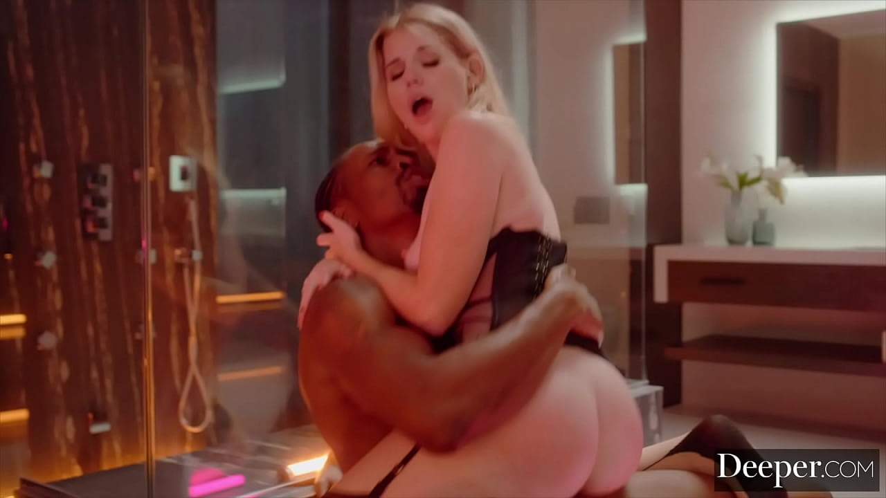 Deeper. Babe takes BBC in her ass