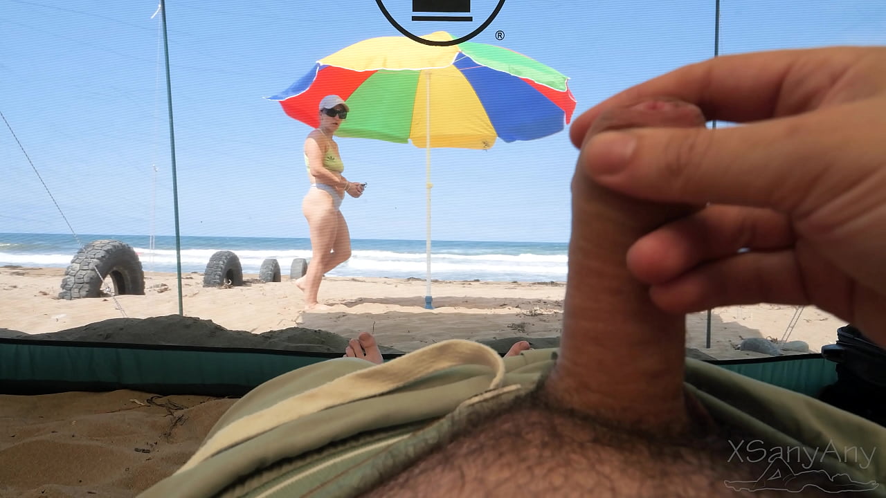Almost Caught Having Risky Sex With A Stranger On The Beach!