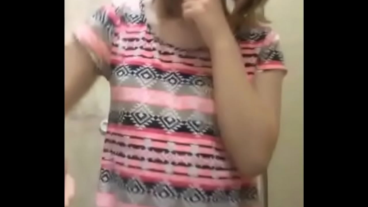 Gorgeous teen strips for her bf