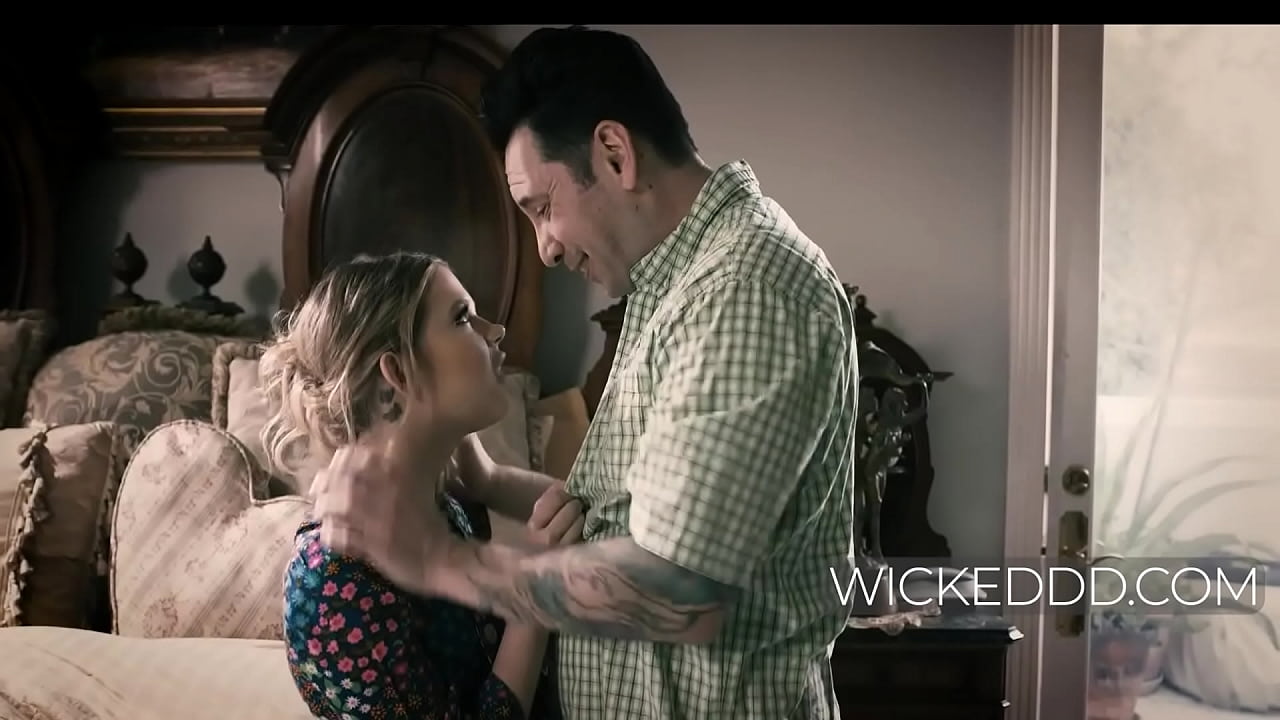 Blonde Tiny Girl Fucks Her Much Older Lover