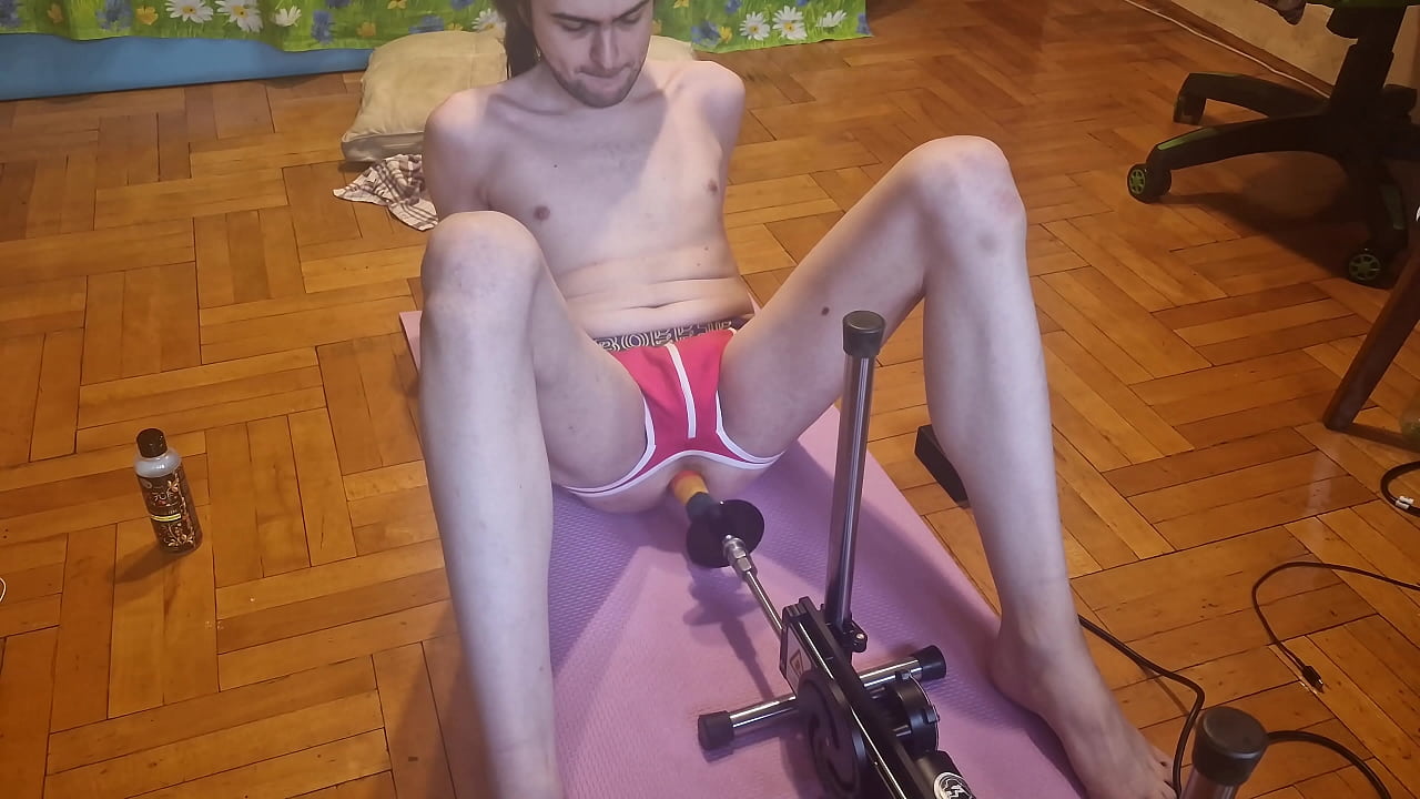 Man anal fucking machine homemade