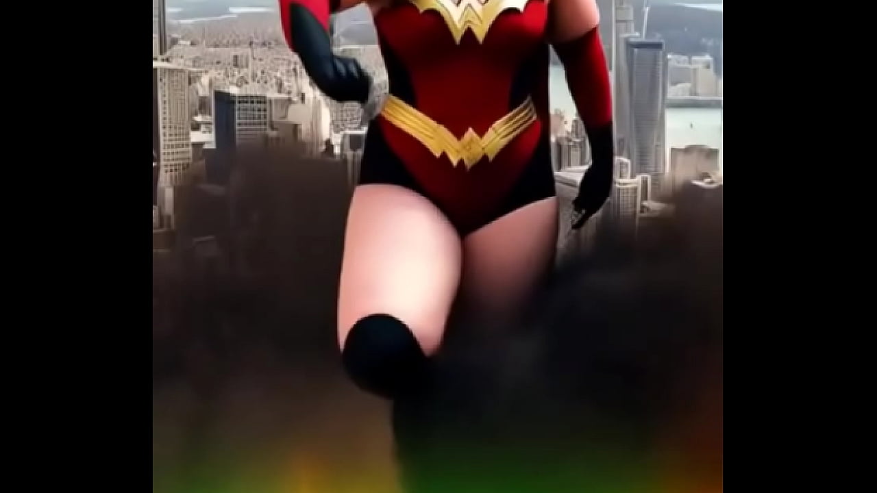 Struck my fiercest Wonder Woman pose and I think the whole town noticed&mdash;oops!  Who else has had their superh ...