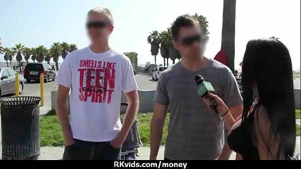 Amateur girl accepts cash for sex from stranger 28