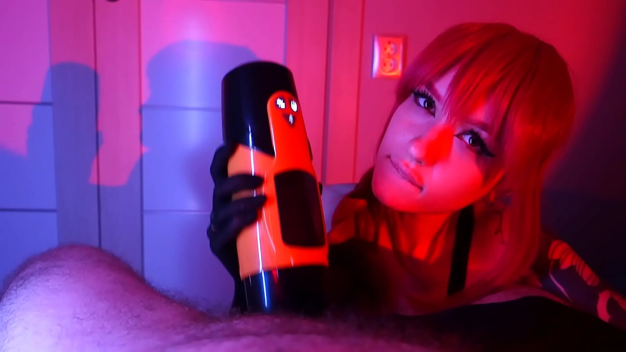 I Satisfy Him with Our New Sex Toy and Finish with a Blowjob