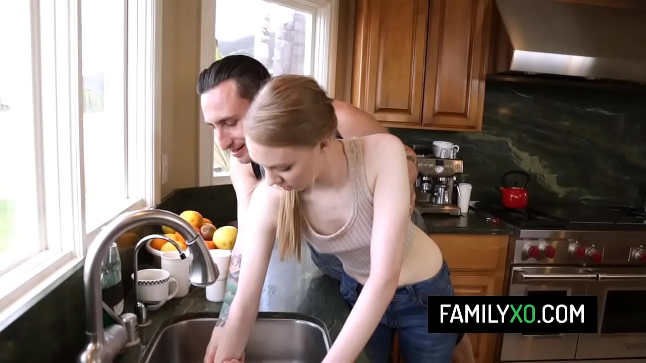 Sexy step sister let her step brother fuck her wet pussy