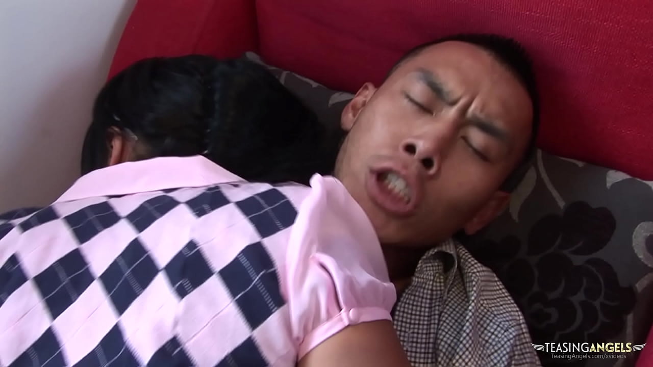 Smoking hot brunette girl in uniform got talked into sucking every inch of his long dong before getting her shaved pussy smashed hard in various positions.