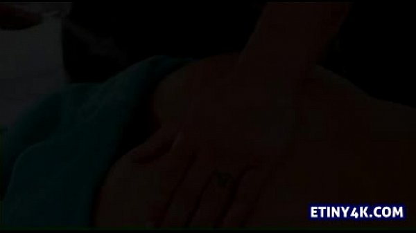 Gorgeous blonde fucked at massage