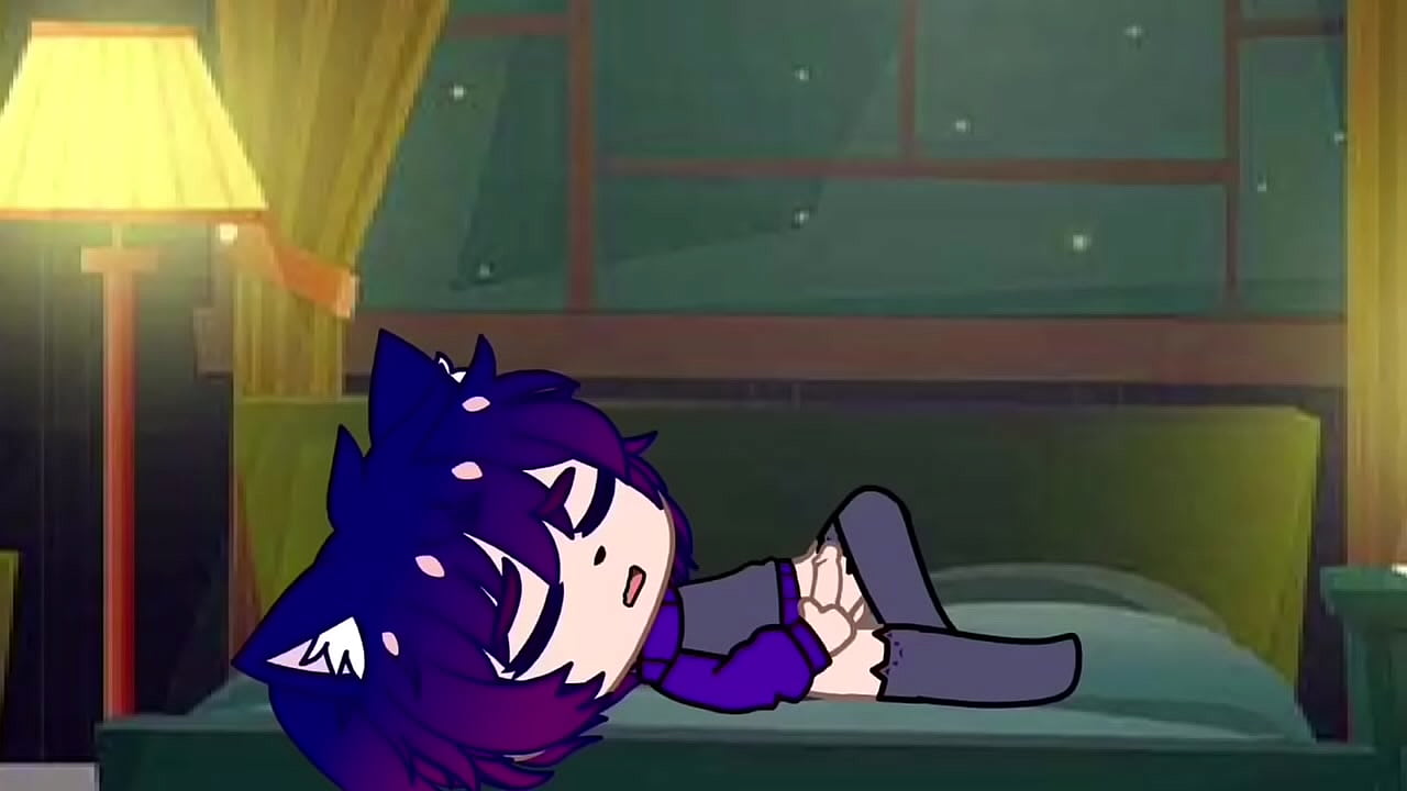 Gacha club cat boy has a good time