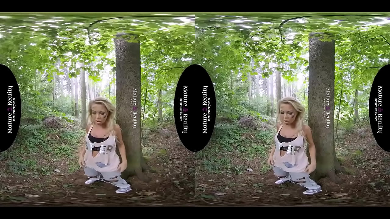 MatureReality - Blonde Milf with Big Tits lost in the woods