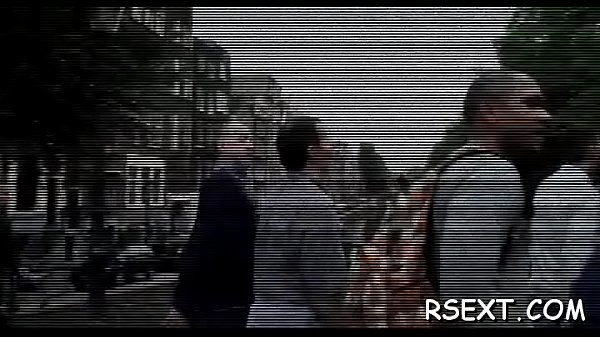 Perverted hottie rides a hard pole