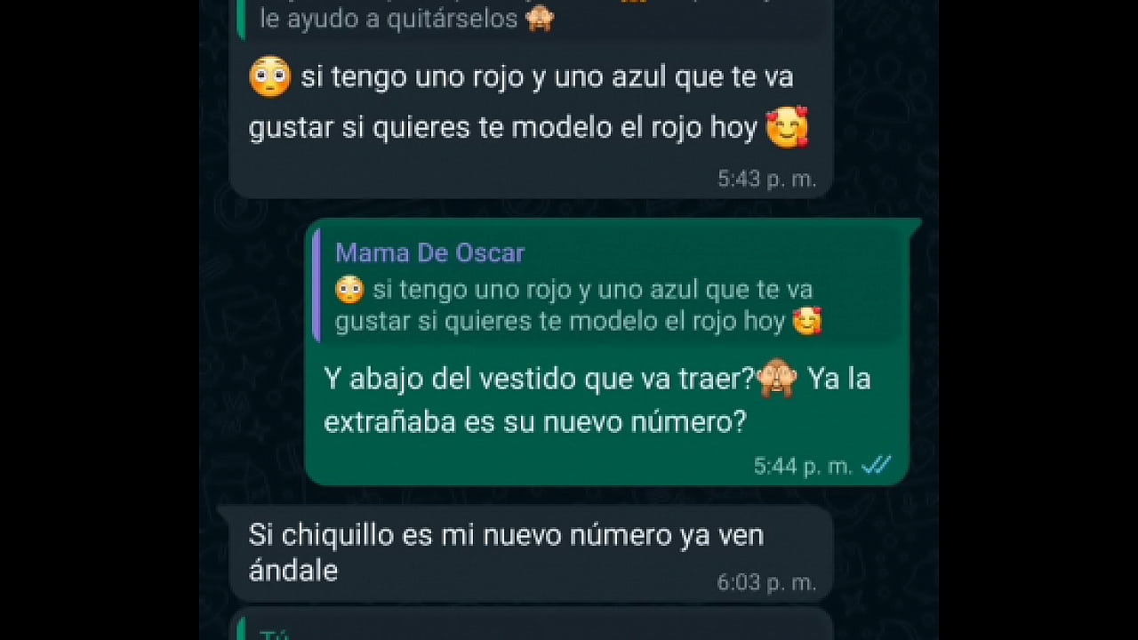CHAT CON MI VECINA QUE ME QUIERE MODELAR SUS VESTIDOS