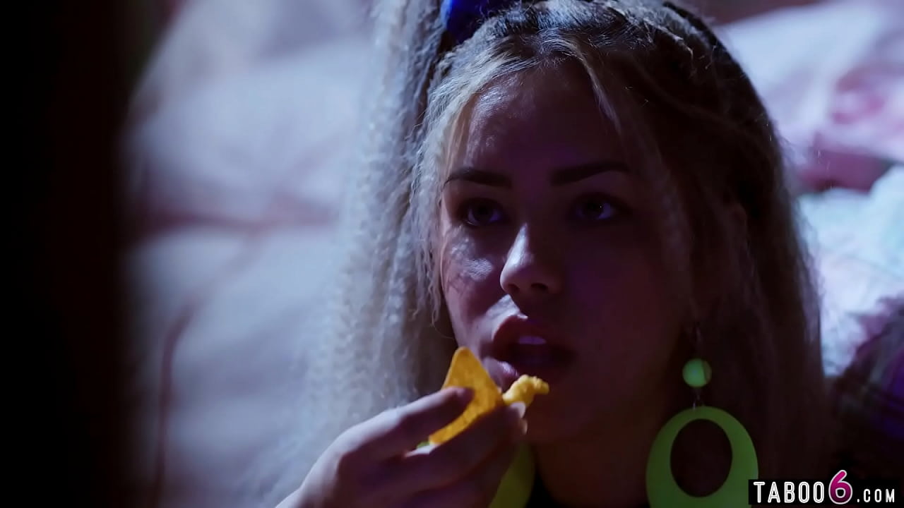 Two teens have lesbian sex to scare away whatever is tracking them