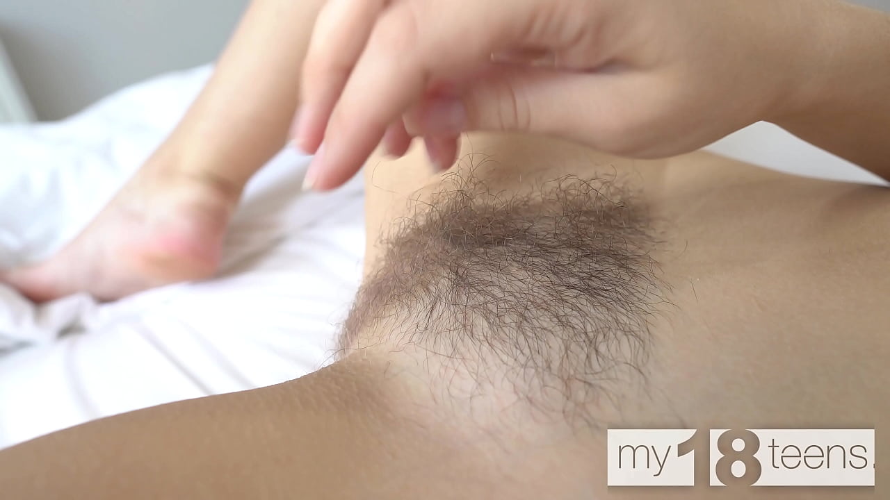 MY18TEENS - Best moments with Flamy Nika and her hairy pussy
