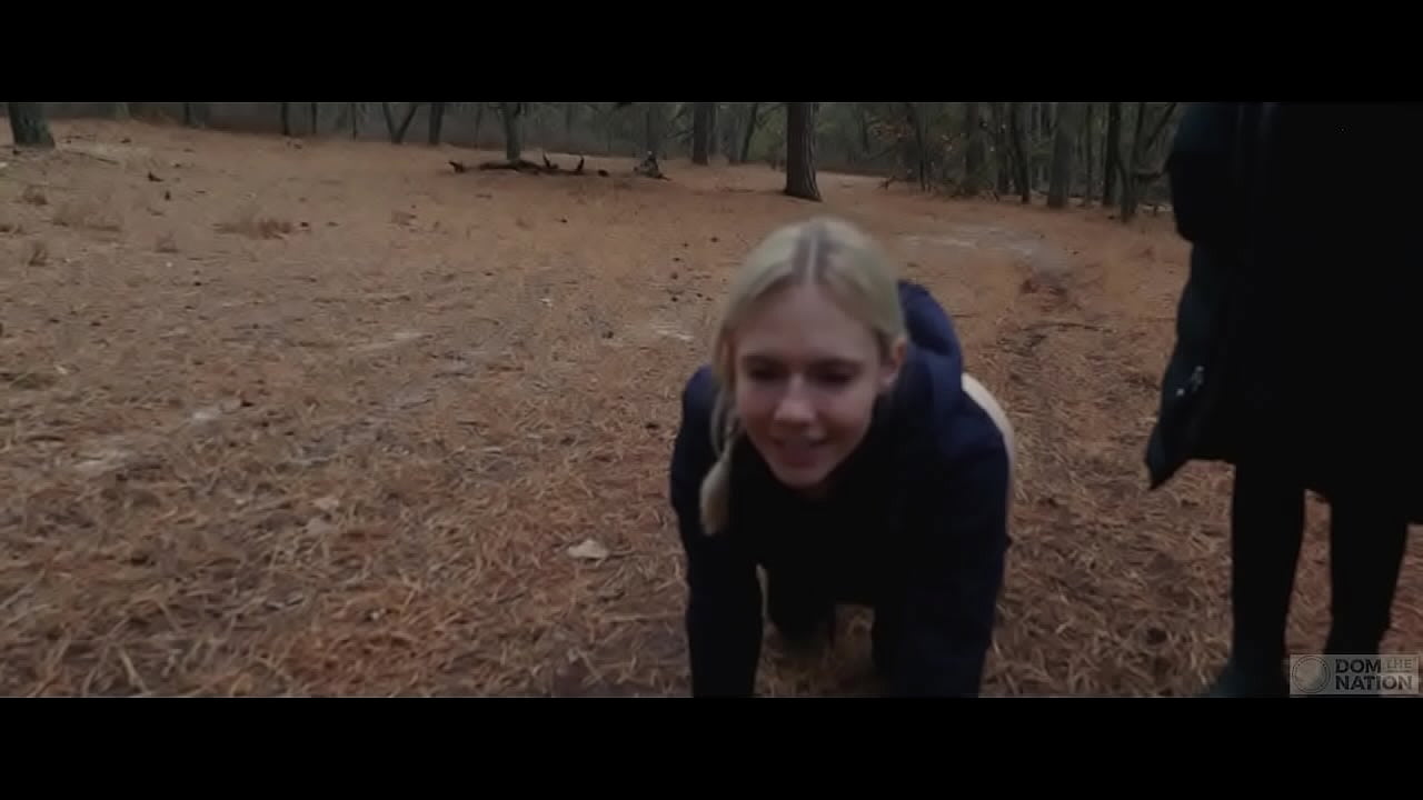 Hot emo babe and her male friend take dirty anal MILF pet to the forest