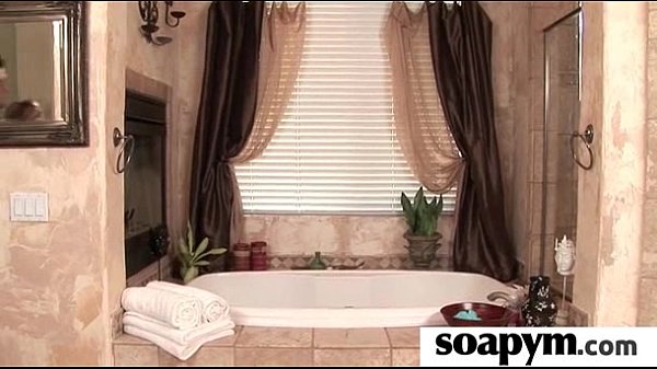 Babe gives erotic soapy massage 24