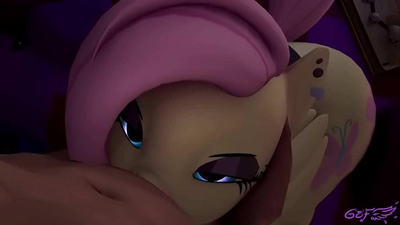 MLP Fluttershy gives a blowjob