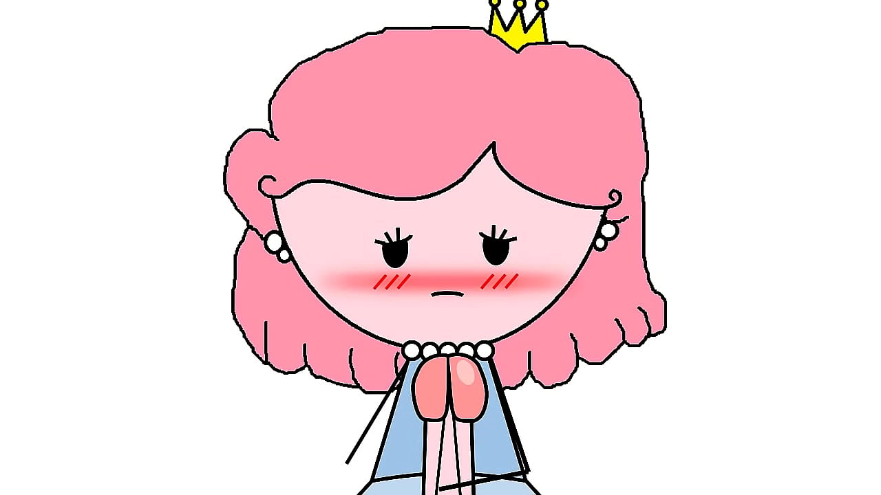 Princess is fapping and then cum in porn!