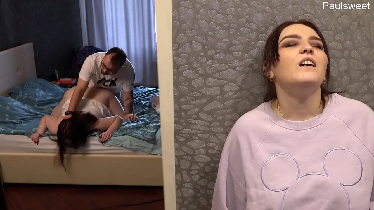 Wife peeps as I fuck her friend