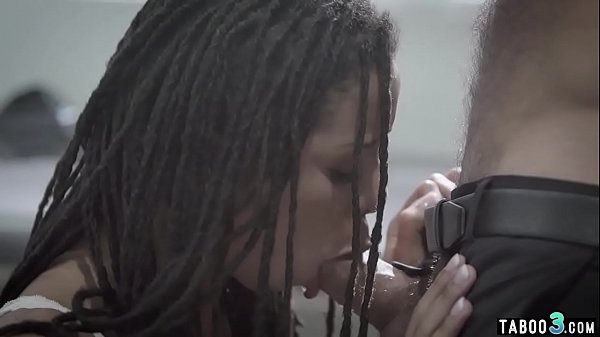 Young black athlete performed a nasty trial