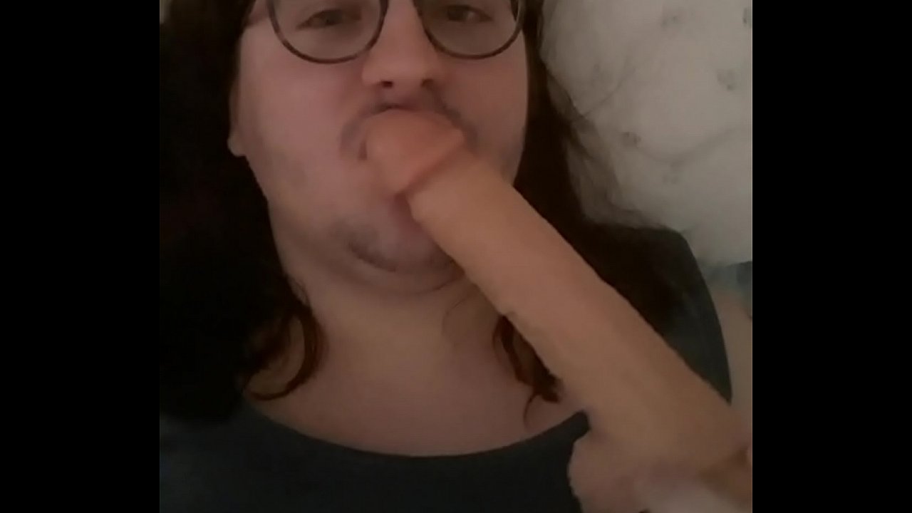 gay blowjob on a dildo